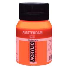Amsterdam Acrylverf 257 Reflexoranje 500 ml