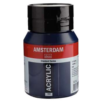 Amsterdam Acrylverf 566 Pruisischblauw (Phtalo) 500 ml