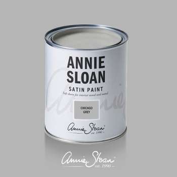 Annie Sloan zijdeglans verf Chicago Grey