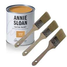 Annie Sloan zijdeglans verf Carnaby Yellow Start Pakket