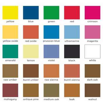 Kleurpigment kleurenkaart gratis