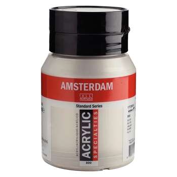 Amsterdam Acrylverf 800 Zilver 500 ml