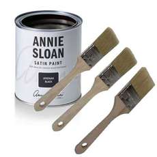 Annie Sloan zijdeglans verf Athenian Black Start Pakket