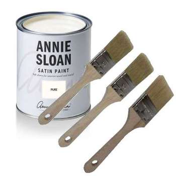 Annie Sloan zijdeglans verf Pure White Start Pakket