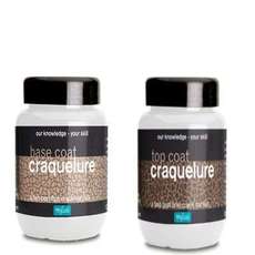 Aanbieding Polyvine Craquelure set basis en toplaag 100 ml