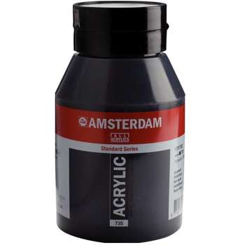 Amsterdam Acrylverf 735 Oxydzwart 1000 ml