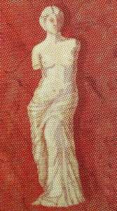 Muursjabloon Griekse Venus