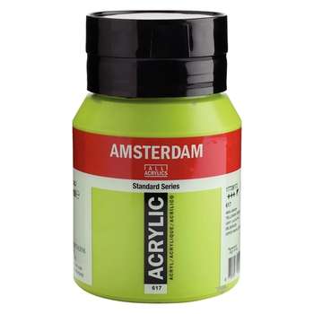 Amsterdam Acrylverf 617 Geelgroen 500 ml