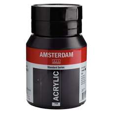 Amsterdam Acrylverf 735 Oxydzwart 500 ml