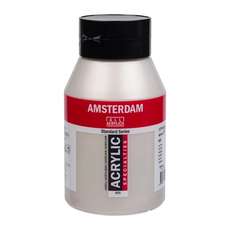 Amsterdam Acrylverf 800 Zilver 1000 ml