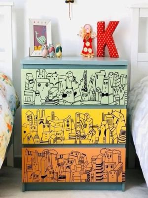 Ikea meubels verven met Annie Sloan Voorbeelden
